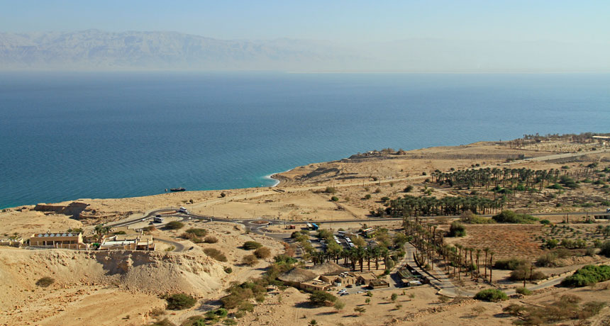 Meteor Hit Area of Dead Sea